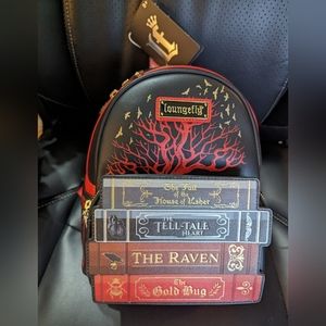 BNWT Edgar Allan Poe Loungefly backpack